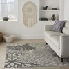 image:imageNourison Home Aloha Natural 3 x 5 Area Rug  Easy Clean Non Shedding Bed Room Living Room Dining Room Kitchen 3 x 5Silver Grey
