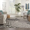 image:imageNourison Home Aloha Natural 3 x 5 Area Rug  Easy Clean Non Shedding Bed Room Living Room Dining Room Kitchen 3 x 5Silver Grey