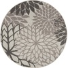 image:imageNourison Home Aloha Natural 3 x 5 Area Rug  Easy Clean Non Shedding Bed Room Living Room Dining Room Kitchen 3 x 5Silver Grey
