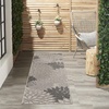 image:imageNourison Home Aloha Natural 3 x 5 Area Rug  Easy Clean Non Shedding Bed Room Living Room Dining Room Kitchen 3 x 5Silver Grey