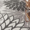 image:imageNourison Home Aloha Natural 3 x 5 Area Rug  Easy Clean Non Shedding Bed Room Living Room Dining Room Kitchen 3 x 5Silver Grey