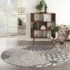 image:imageNourison Home Aloha Natural 3 x 5 Area Rug  Easy Clean Non Shedding Bed Room Living Room Dining Room Kitchen 3 x 5Silver Grey