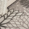 image:imageNourison Home Aloha Natural 3 x 5 Area Rug  Easy Clean Non Shedding Bed Room Living Room Dining Room Kitchen 3 x 5Silver Grey