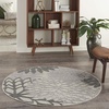 image:imageNourison Home Aloha Natural 3 x 5 Area Rug  Easy Clean Non Shedding Bed Room Living Room Dining Room Kitchen 3 x 5Silver Grey