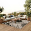 image:imageNourison Home Aloha Natural 3 x 5 Area Rug  Easy Clean Non Shedding Bed Room Living Room Dining Room Kitchen 3 x 5Silver Grey