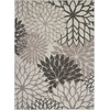 image:imageNourison Home Aloha Natural 3 x 5 Area Rug  Easy Clean Non Shedding Bed Room Living Room Dining Room Kitchen 3 x 5Silver Grey