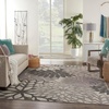 image:imageNourison Home Aloha Natural 3 x 5 Area Rug  Easy Clean Non Shedding Bed Room Living Room Dining Room Kitchen 3 x 5Silver Grey