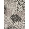 image:imageNourison Home Aloha Natural 3 x 5 Area Rug  Easy Clean Non Shedding Bed Room Living Room Dining Room Kitchen 3 x 5Silver Grey