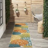 image:imageNourison Home Aloha Natural 3 x 5 Area Rug  Easy Clean Non Shedding Bed Room Living Room Dining Room Kitchen 3 x 5Turquoise Multicolor