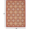 image:imageNourison Home Aloha Navy 36 x 56 Area Rug  Easy Clean Non Shedding Bed Room Living Room Dining Room Kitchen 4 x 6Navy