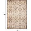 image:imageNourison Home Aloha Navy 96 x 13 Area Rug  Easy Clean Non Shedding Bed Room Living Room Dining Room Kitchen 10 x 13Cream