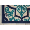 image:imageNourison Home Aloha Navy 96 x 13 Area Rug  Easy Clean Non Shedding Bed Room Living Room Dining Room Kitchen 10 x 13Navy