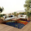 image:imageNourison Home Aloha Navy Multicolor 23 x 10 Area Rug  Easy Clean Non Shedding Bed Room Living Room Dining Room Kitchen 10 RunnerNavy Multicolor