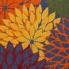 image:imageNourison Home Aloha Navy Multicolor 23 x 10 Area Rug  Easy Clean Non Shedding Bed Room Living Room Dining Room Kitchen 10 RunnerNavy Multicolor