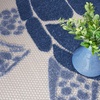 image:imageNourison Home Aloha Teal Multicolor 6 x 9 Area Rug  Easy Clean Non Shedding Bed Room Living Room Dining Room Kitchen 6 x 9Navy Blue