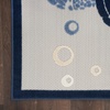 image:imageNourison Home Aloha Teal Multicolor 6 x 9 Area Rug  Easy Clean Non Shedding Bed Room Living Room Dining Room Kitchen 6 x 9Navy Blue