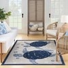image:imageNourison Home Aloha Teal Multicolor 6 x 9 Area Rug  Easy Clean Non Shedding Bed Room Living Room Dining Room Kitchen 6 x 9Navy Blue