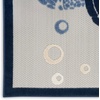 image:imageNourison Home Aloha Teal Multicolor 6 x 9 Area Rug  Easy Clean Non Shedding Bed Room Living Room Dining Room Kitchen 6 x 9Navy Blue