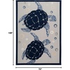 image:imageNourison Home Aloha Teal Multicolor 6 x 9 Area Rug  Easy Clean Non Shedding Bed Room Living Room Dining Room Kitchen 6 x 9Navy Blue