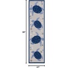 image:imageNourison Home Aloha Teal Multicolor 6 x 9 Area Rug  Easy Clean Non Shedding Bed Room Living Room Dining Room Kitchen 6 x 9Navy Blue