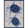 image:imageNourison Home Aloha Teal Multicolor 6 x 9 Area Rug  Easy Clean Non Shedding Bed Room Living Room Dining Room Kitchen 6 x 9Navy Blue