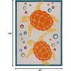 image:imageNourison Home Aloha Teal Multicolor 6 x 9 Area Rug  Easy Clean Non Shedding Bed Room Living Room Dining Room Kitchen 6 x 9Teal Multi