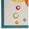 image:imageNourison Home Aloha Teal Multicolor 6 x 9 Area Rug  Easy Clean Non Shedding Bed Room Living Room Dining Room Kitchen 6 x 9Teal Multi