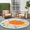 image:imageNourison Home Aloha Teal Multicolor 6 x 9 Area Rug  Easy Clean Non Shedding Bed Room Living Room Dining Room Kitchen 6 x 9Teal Multi