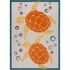 image:imageNourison Home Aloha Teal Multicolor 6 x 9 Area Rug  Easy Clean Non Shedding Bed Room Living Room Dining Room Kitchen 6 x 9Teal Multi