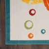image:imageNourison Home Aloha Teal Multicolor 6 x 9 Area Rug  Easy Clean Non Shedding Bed Room Living Room Dining Room Kitchen 6 x 9Teal Multi