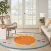image:imageNourison Home Aloha Teal Multicolor 6 x 9 Area Rug  Easy Clean Non Shedding Bed Room Living Room Dining Room Kitchen 6 x 9Teal Multi