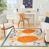 image:imageNourison Home Aloha Teal Multicolor 6 x 9 Area Rug  Easy Clean Non Shedding Bed Room Living Room Dining Room Kitchen 6 x 9Teal Multi
