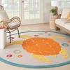 image:imageNourison Home Aloha Teal Multicolor 6 x 9 Area Rug  Easy Clean Non Shedding Bed Room Living Room Dining Room Kitchen 6 x 9Teal Multi