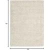 image:imageNourison Home Amore Bone 53 x 75 Area Rug  Easy Clean Non Shedding Bed Room Living Room Dining Room Kitchen 5 x 8Bone