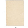 image:imageNourison Home Amore Bone 53 x 75 Area Rug  Easy Clean Non Shedding Bed Room Living Room Dining Room Kitchen 5 x 8Cream