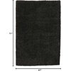 image:imageNourison Home Amore Bone 53 x 75 Area Rug  Easy Clean Non Shedding Bed Room Living Room Dining Room Kitchen 5 x 8Dark Grey