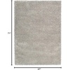 image:imageNourison Home Amore Bone 53 x 75 Area Rug  Easy Clean Non Shedding Bed Room Living Room Dining Room Kitchen 5 x 8Light Grey