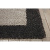 image:imageNourison Home Amore Bone 53 x 75 Area Rug  Easy Clean Non Shedding Bed Room Living Room Dining Room Kitchen 5 x 8SilverCharcoal