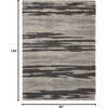 image:imageNourison Home Amore Marble 710 x 1010 Area Rug  Easy Clean Non Shedding Bed Room Living Room Dining Room Kitchen 8 x 11Marble