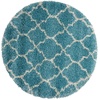 image:imageNourison Home Amore Moroccan Charcoal 32 x 5 Area Rug Easy Cleaning Non Shedding Bed Room Living Room Dining Room Kitchen 3x5Aqua