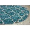 image:imageNourison Home Amore Moroccan Charcoal 32 x 5 Area Rug Easy Cleaning Non Shedding Bed Room Living Room Dining Room Kitchen 3x5Aqua