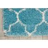image:imageNourison Home Amore Moroccan Charcoal 32 x 5 Area Rug Easy Cleaning Non Shedding Bed Room Living Room Dining Room Kitchen 3x5Aqua