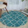 image:imageNourison Home Amore Moroccan Charcoal 32 x 5 Area Rug Easy Cleaning Non Shedding Bed Room Living Room Dining Room Kitchen 3x5Aqua
