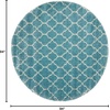 image:imageNourison Home Amore Moroccan Charcoal 32 x 5 Area Rug Easy Cleaning Non Shedding Bed Room Living Room Dining Room Kitchen 3x5Aqua