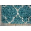 image:imageNourison Home Amore Moroccan Charcoal 32 x 5 Area Rug Easy Cleaning Non Shedding Bed Room Living Room Dining Room Kitchen 3x5Aqua