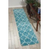 image:imageNourison Home Amore Moroccan Charcoal 32 x 5 Area Rug Easy Cleaning Non Shedding Bed Room Living Room Dining Room Kitchen 3x5Aqua