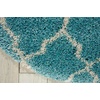 image:imageNourison Home Amore Moroccan Charcoal 32 x 5 Area Rug Easy Cleaning Non Shedding Bed Room Living Room Dining Room Kitchen 3x5Aqua