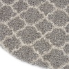 image:imageNourison Home Amore Moroccan Charcoal 32 x 5 Area Rug Easy Cleaning Non Shedding Bed Room Living Room Dining Room Kitchen 3x5Ash