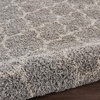 image:imageNourison Home Amore Moroccan Charcoal 32 x 5 Area Rug Easy Cleaning Non Shedding Bed Room Living Room Dining Room Kitchen 3x5Ash