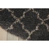 image:imageNourison Home Amore Moroccan Charcoal 32 x 5 Area Rug Easy Cleaning Non Shedding Bed Room Living Room Dining Room Kitchen 3x5Charcoal